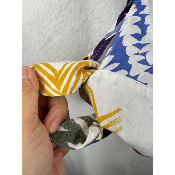 Chicos Womens Button-Down Blouse US16 Tropical Print beach - Picture 5 of 7